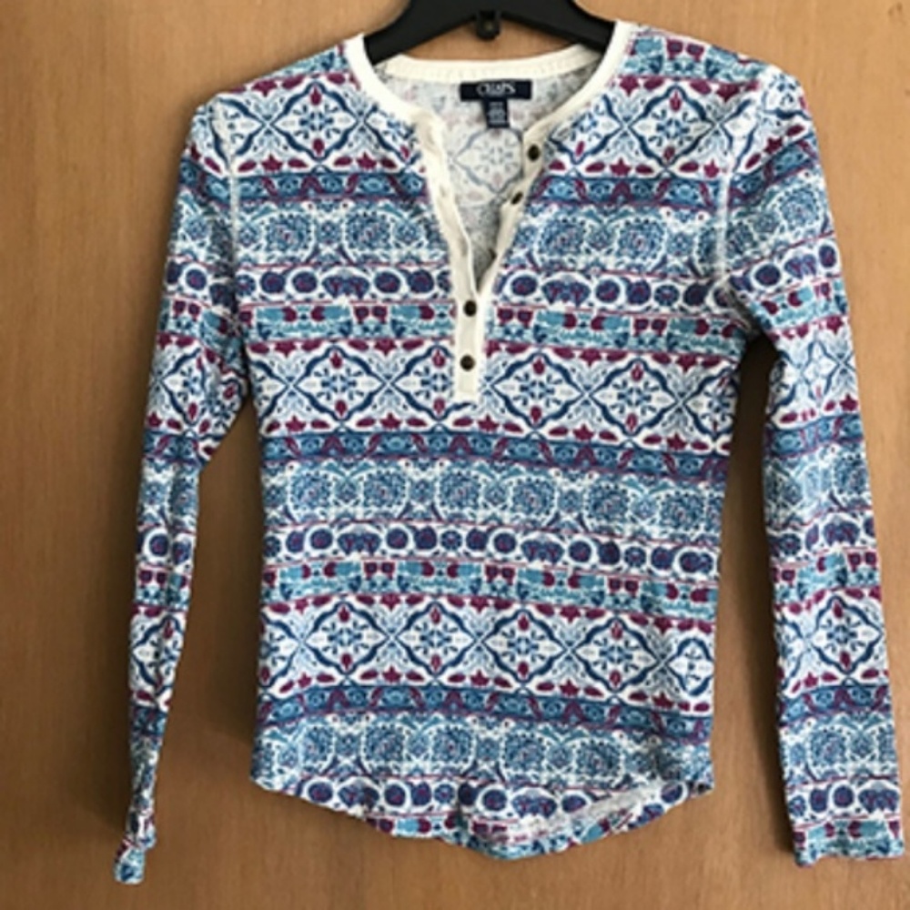 Cute Chaps thermal cloth top